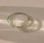 Thin Green Jade Bangle Set
