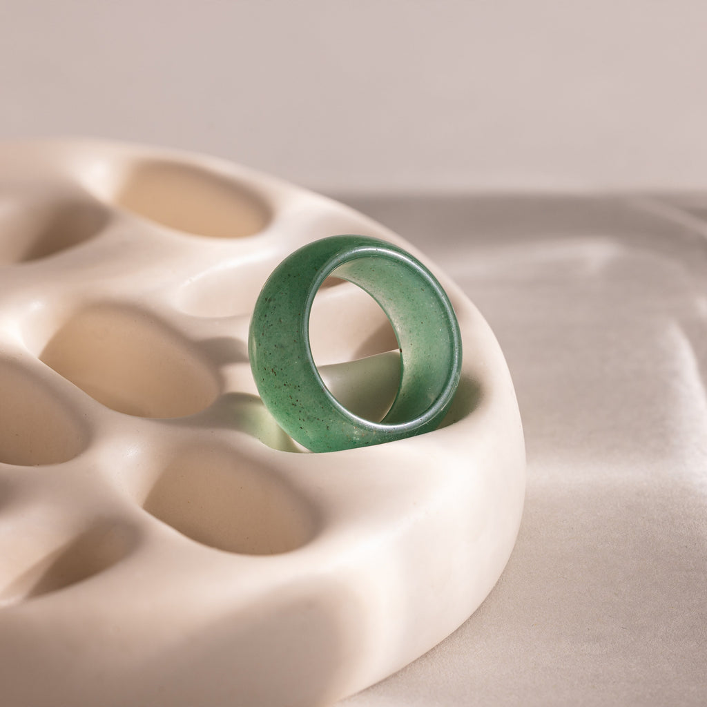 Thick Jade Ring