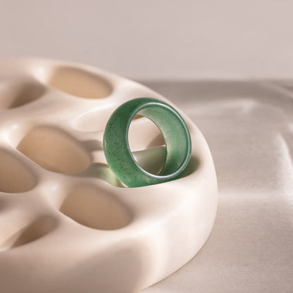 Thick Jade Ring