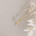 Pearl Cross Necklace