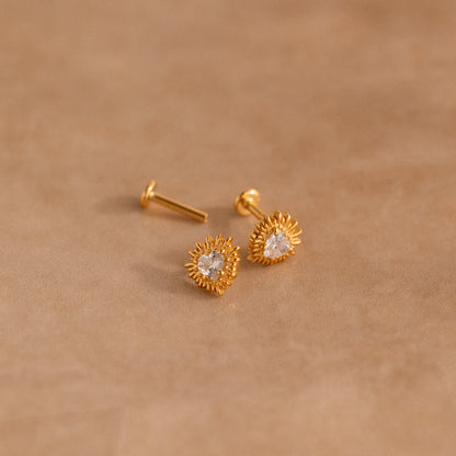 Sacred Heart Flatback Studs
