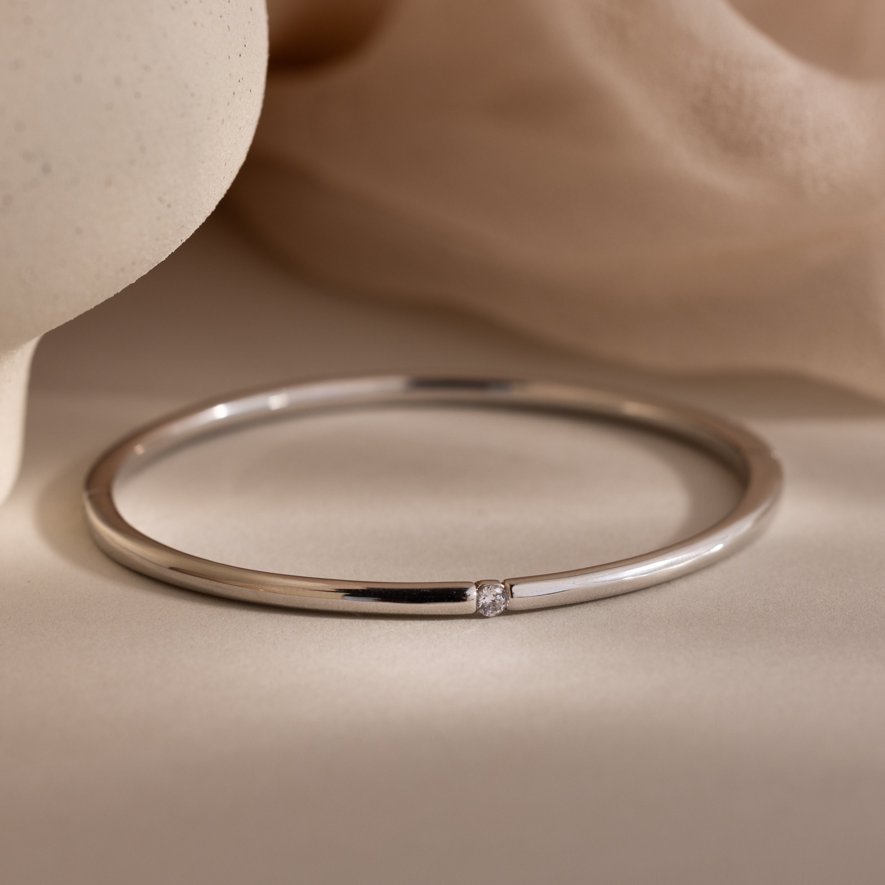 Skinny Diamond Bangle