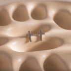 Dainty Cross Studs