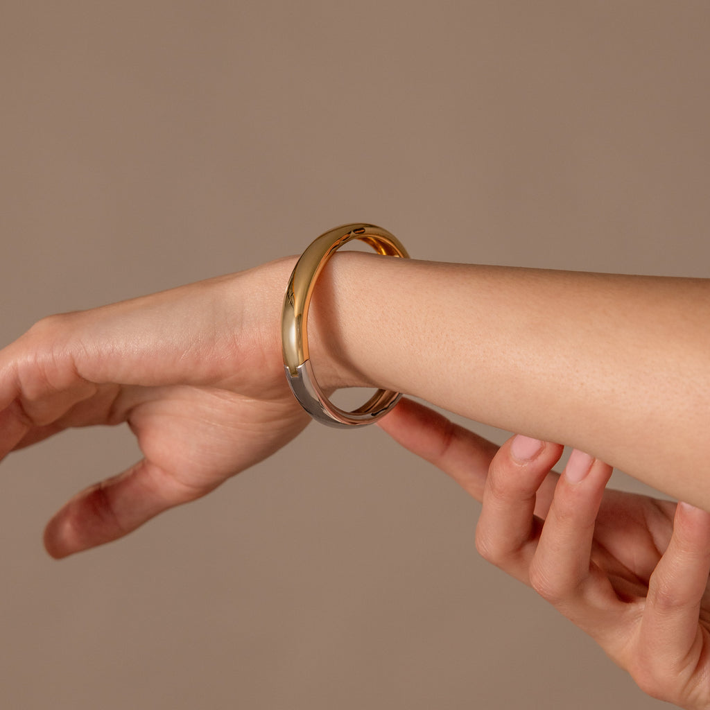 Mixed Metal Bangle