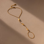 Moonstone Hand Chain Bracelet