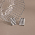 Ribbed Earrings