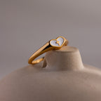 Heart Cross Ring