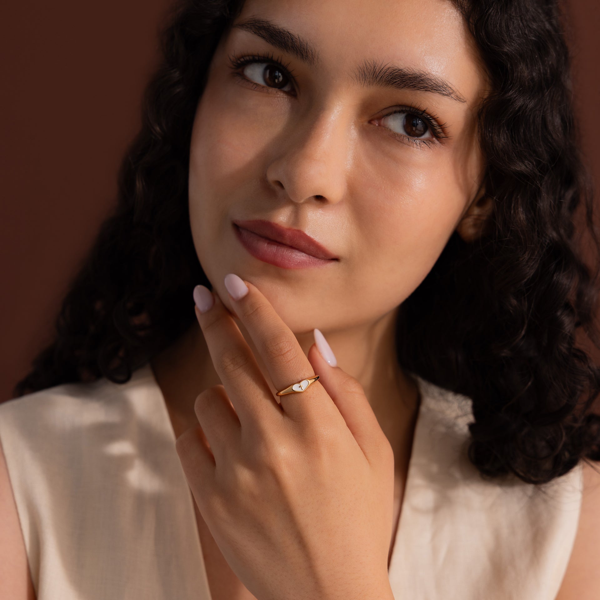 Heart Cross Ring