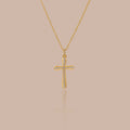 Solace Pave Cross Necklace