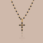 Midnight Cross Necklace