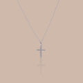 Dainty Diamond Cross Necklace