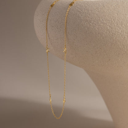 Bow Station Necklace