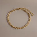 Tiny Link Heart Bracelet