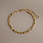 Tiny Link Heart Bracelet