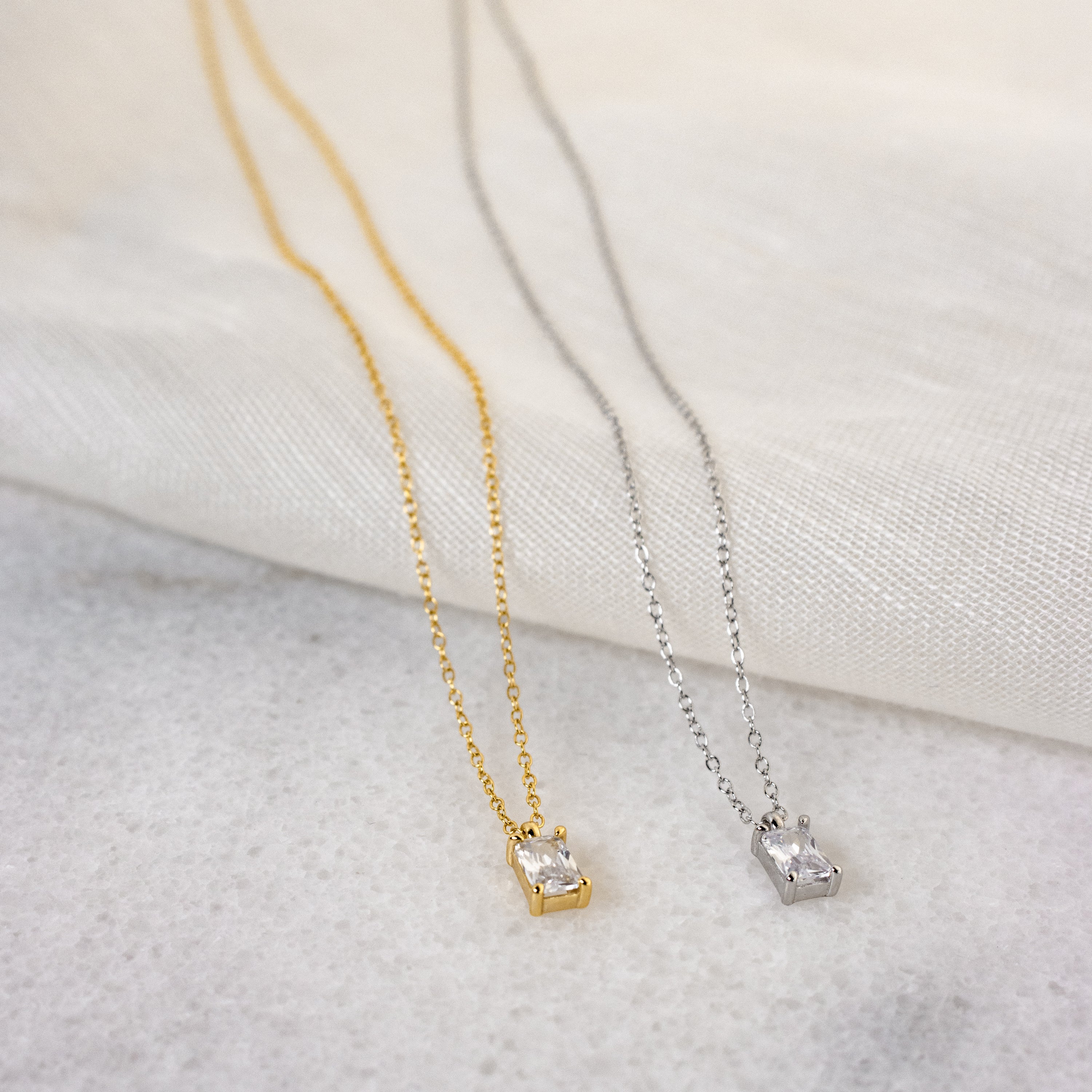Sage Diamond Necklace