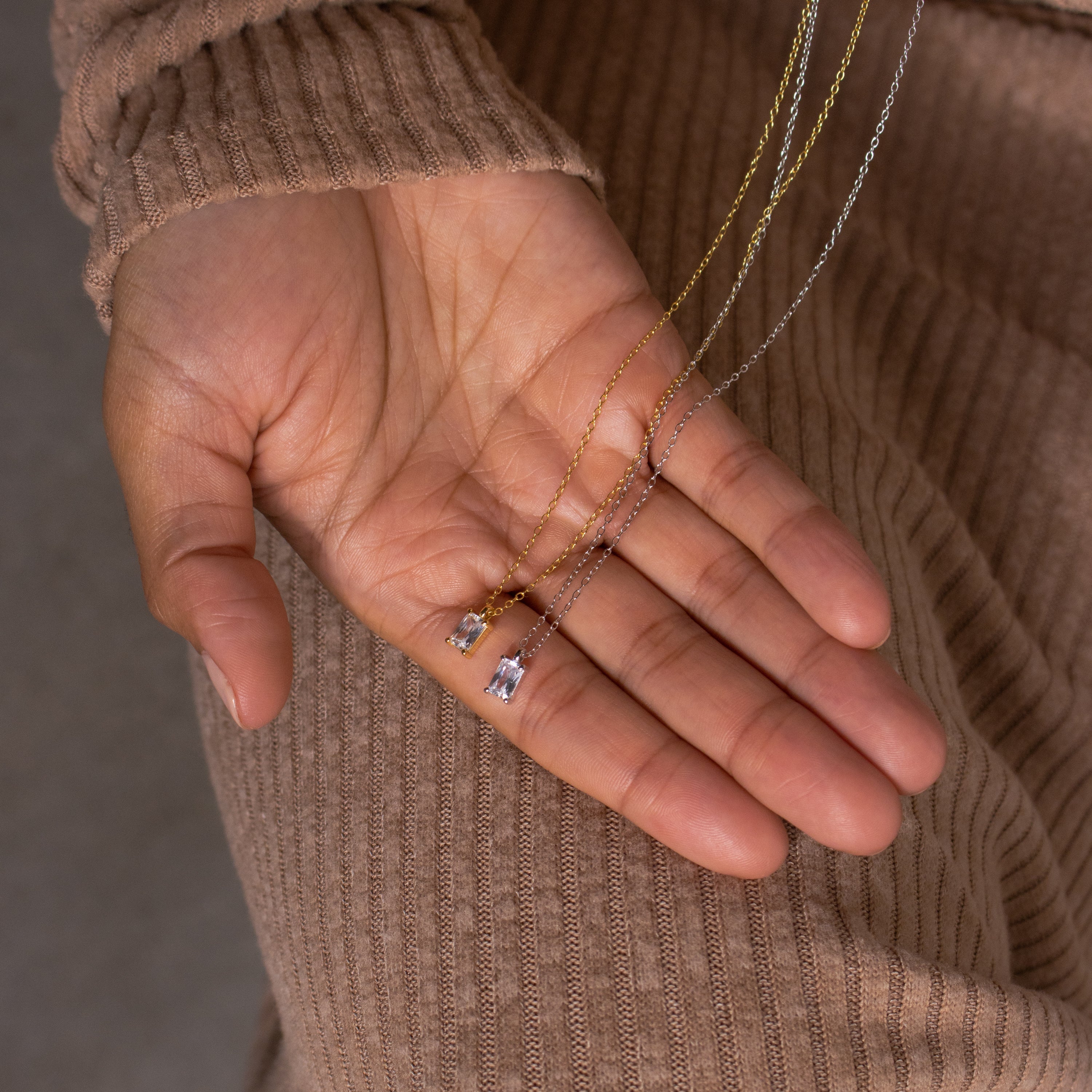 Sage Diamond Necklace