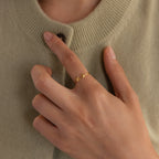 Duo Bubble Initial Ring