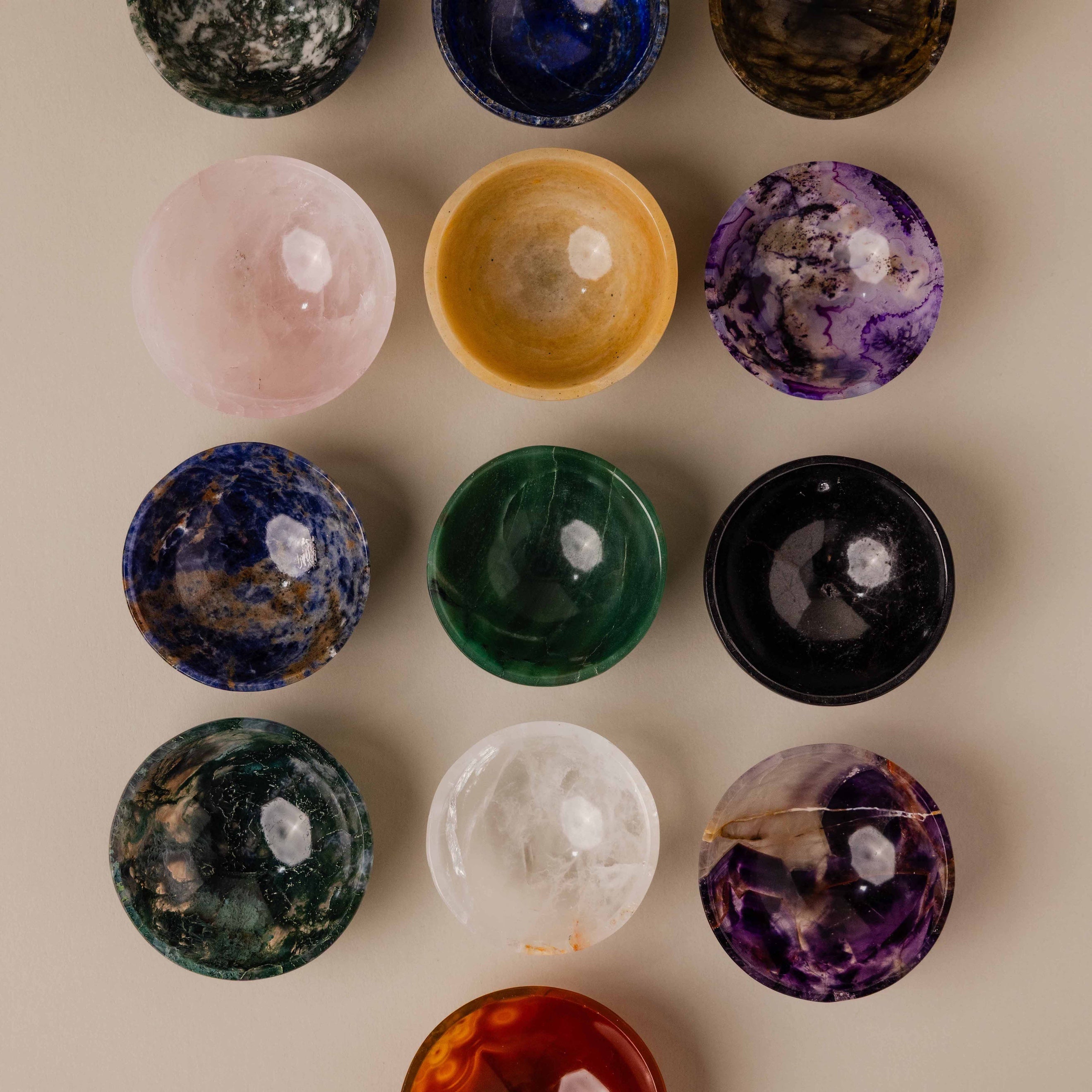 Natural Gemstone Ring Dish