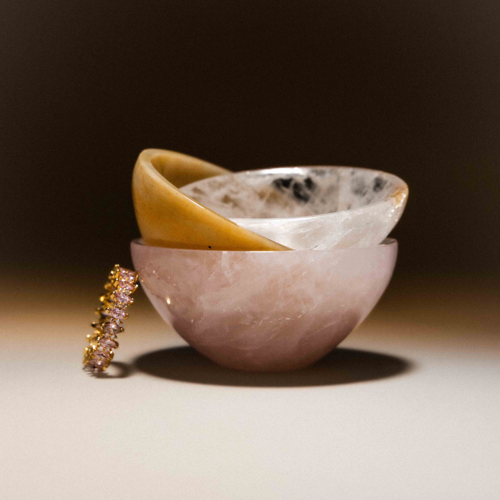 Natural Gemstone Ring Dish