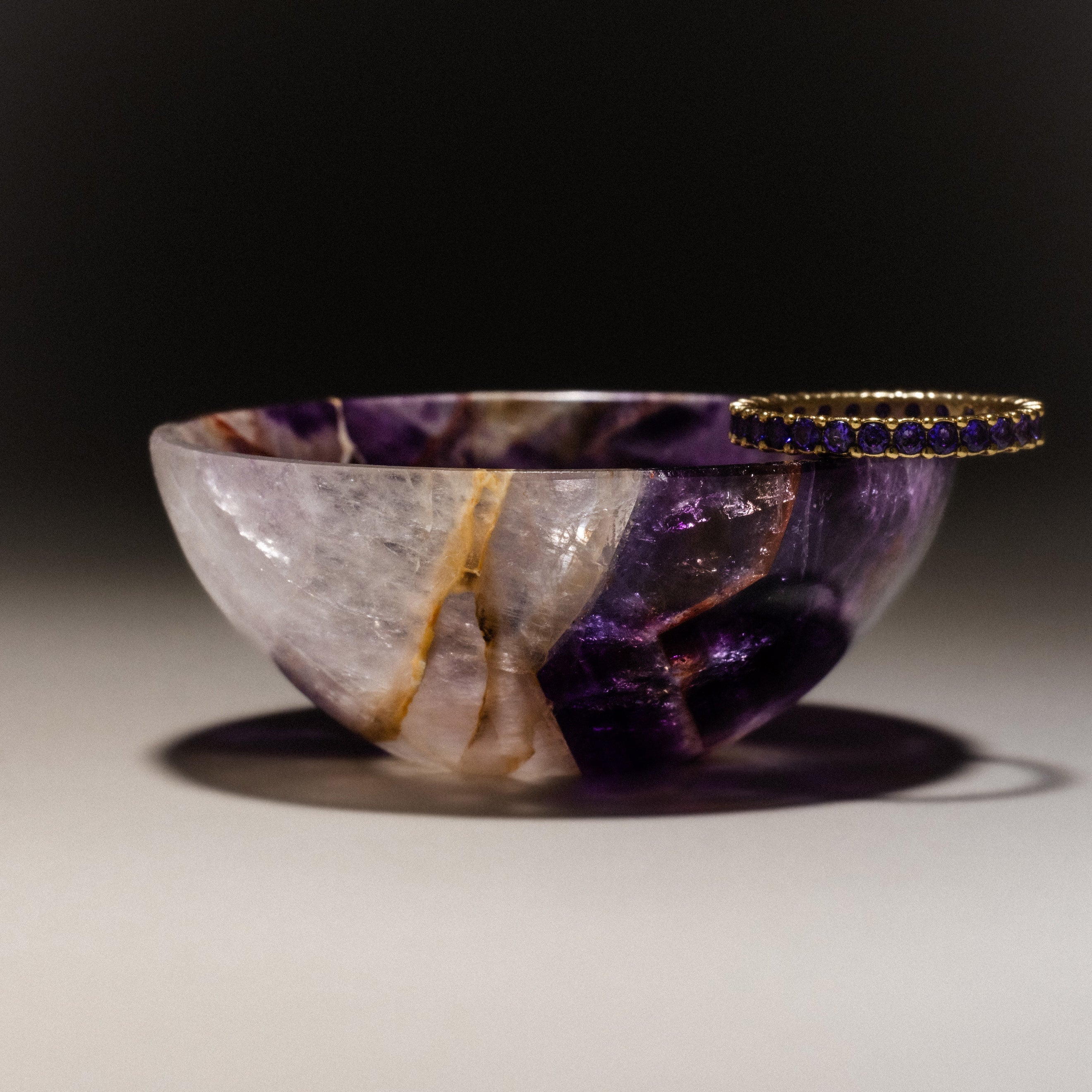 Natural Gemstone Ring Dish
