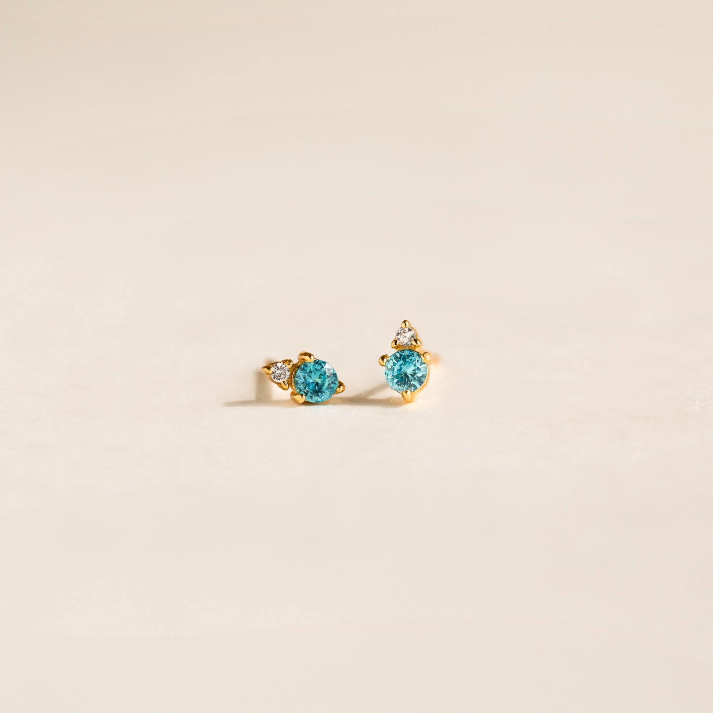 Raindrop Birthstone Studs