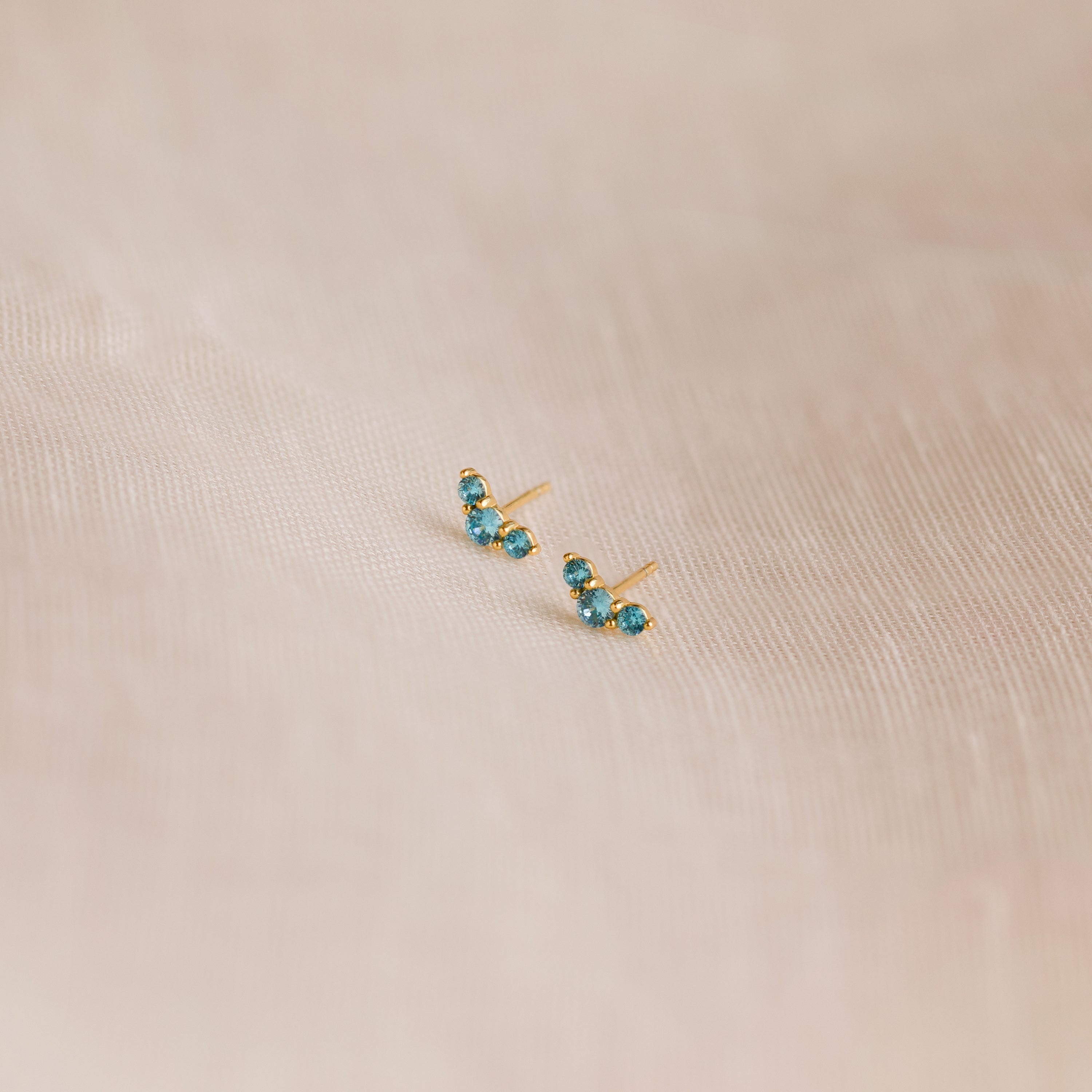 Bella Birthstone Studs