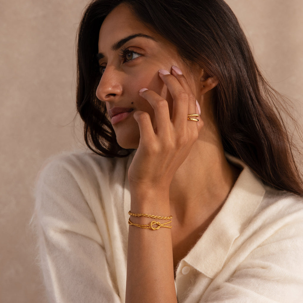 Rope Knot Chain Bracelet