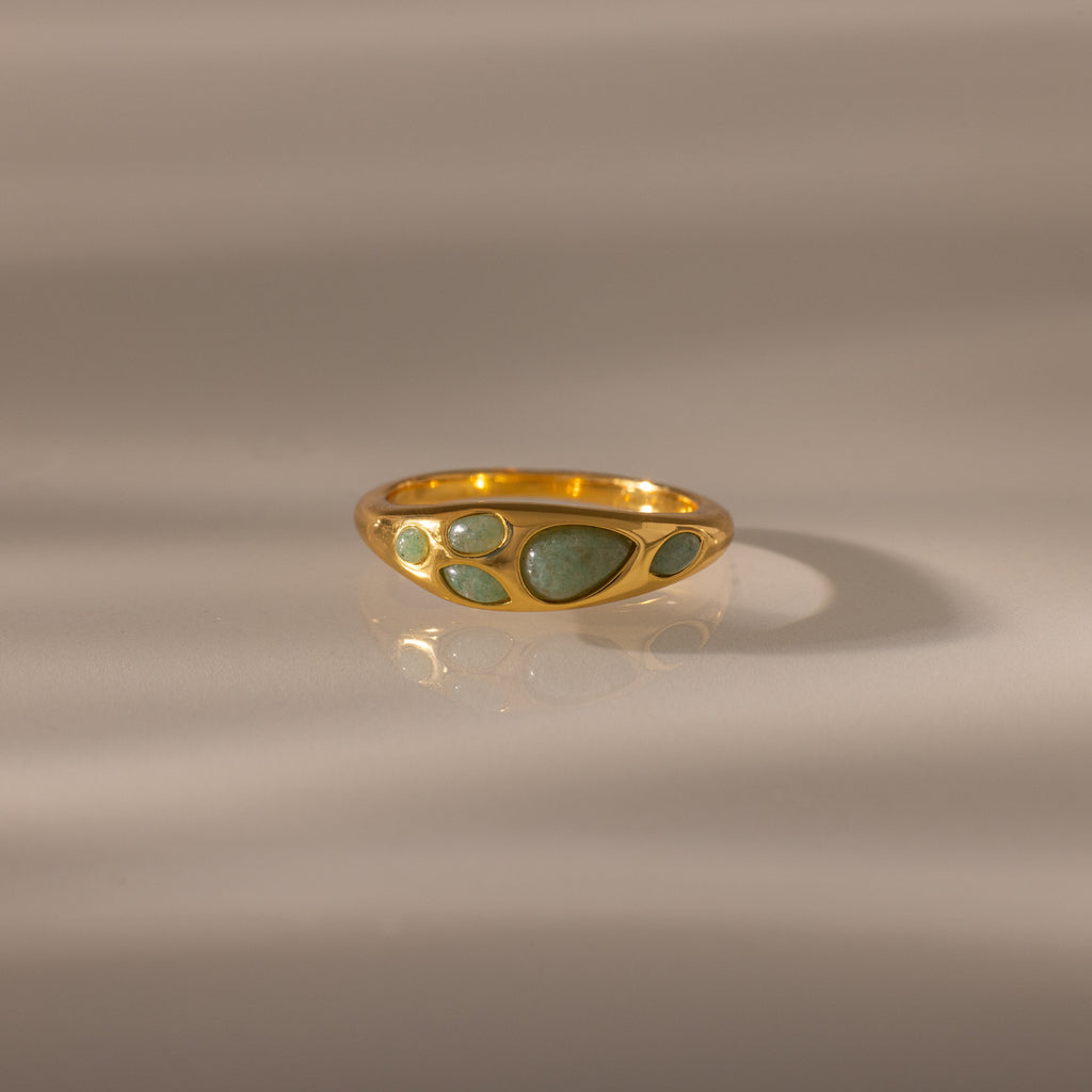 Jade Dewdrop Ring