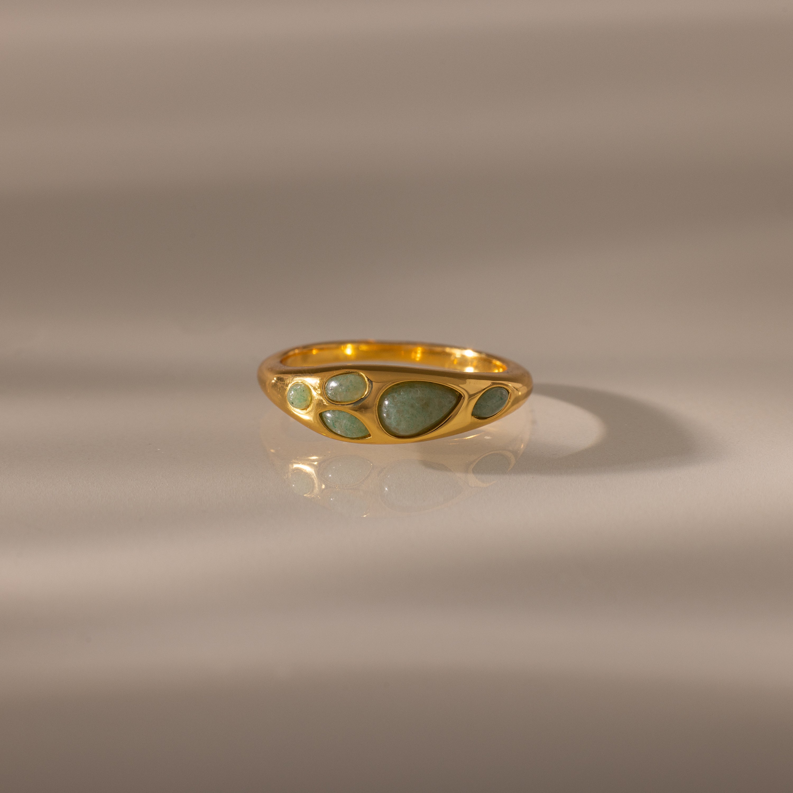 Jade Dewdrop Ring