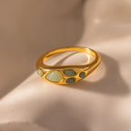 Jade Dewdrop Ring