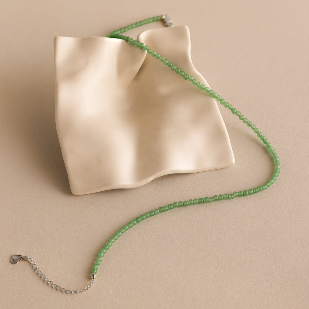 Tiny Aventurine Choker Necklace