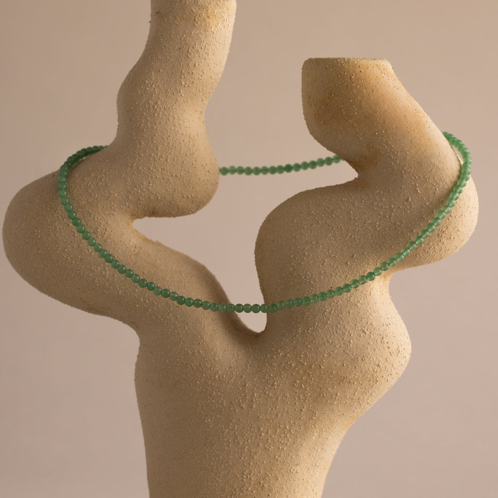 Tiny Aventurine Choker Necklace