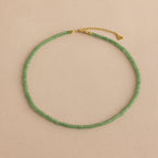 Tiny Aventurine Choker Necklace