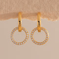 Dainty Duo Pave Huggies