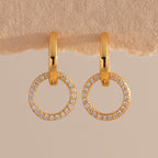 Dainty Duo Pave Huggies