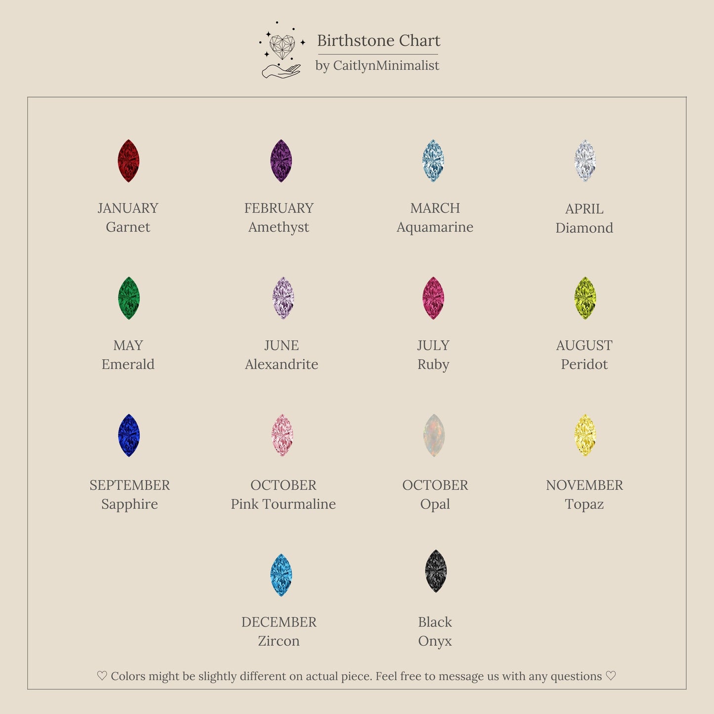 Marquise Birthstone & Pearl Bracelet