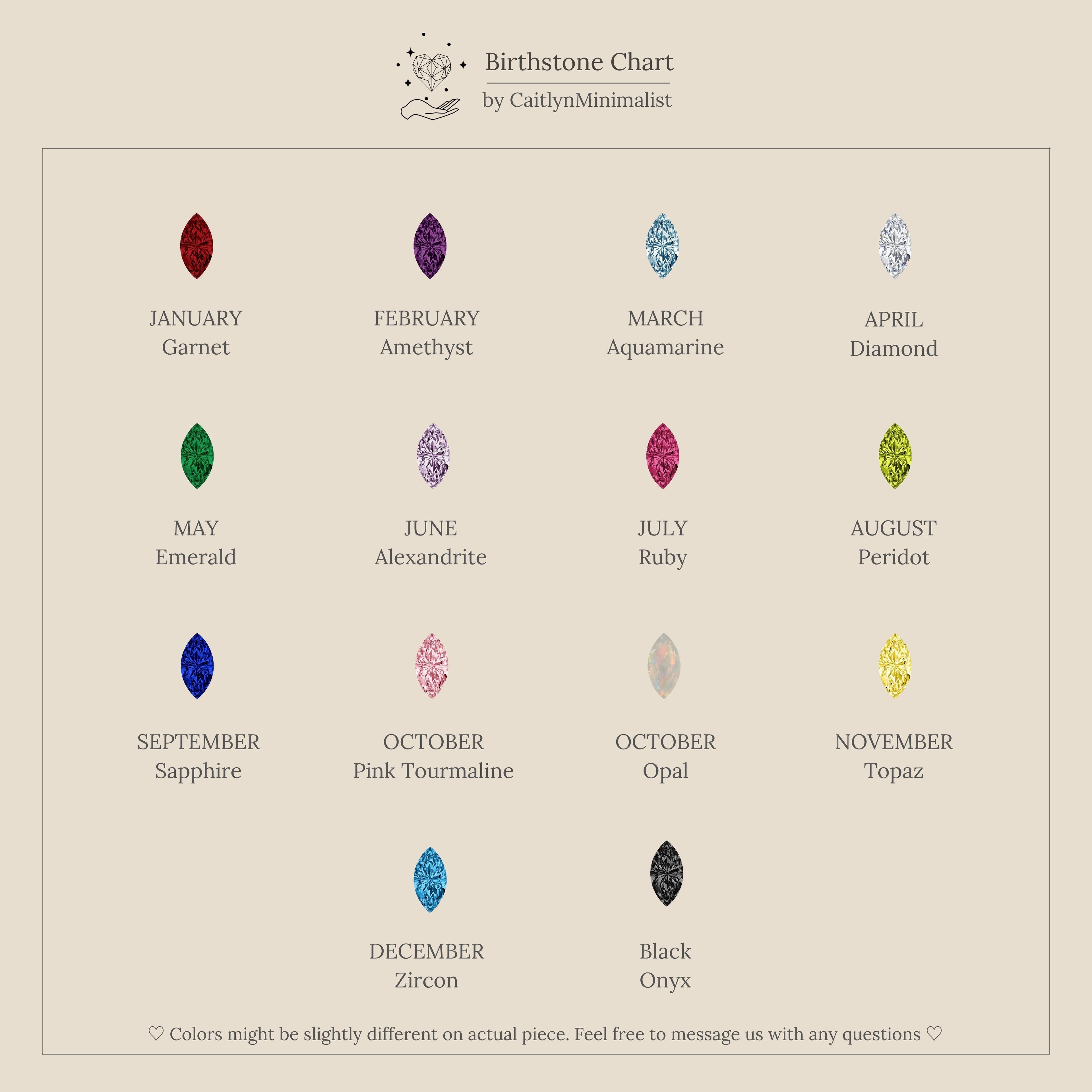 Marquise Birthstone & Pearl Bracelet