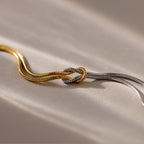 Love Knot Bracelet in Mixed Metal