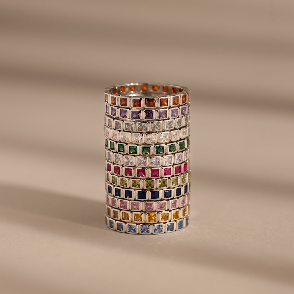 Eternity Bezel Birthstone Ring