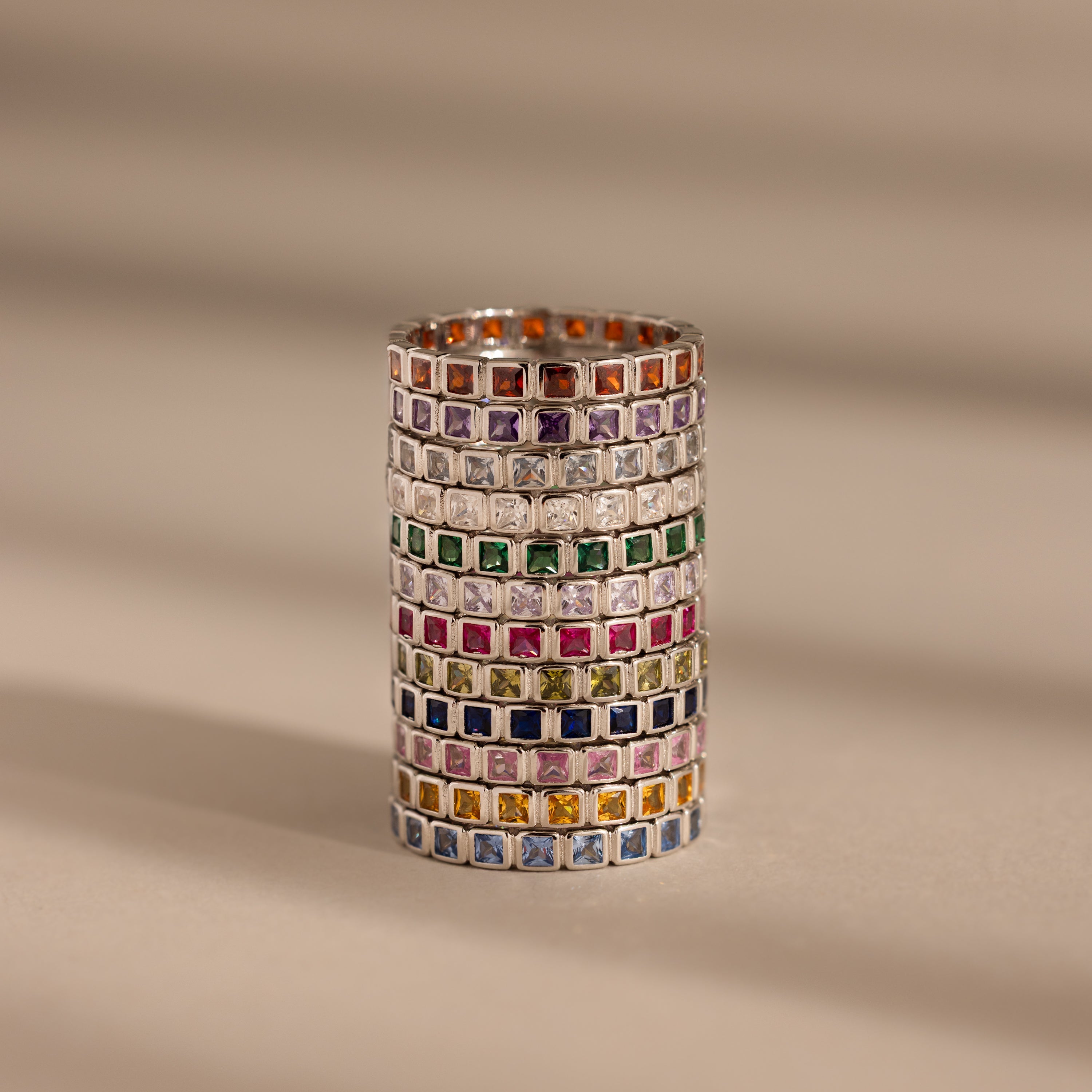Eternity Bezel Birthstone Ring