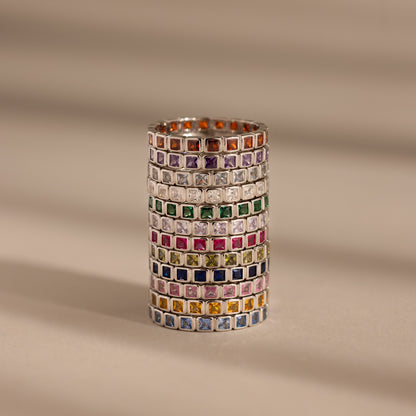 Eternity Bezel Birthstone Ring