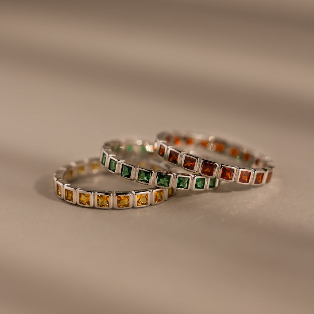 Eternity Bezel Birthstone Ring