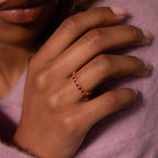 Eternity Bezel Birthstone Ring