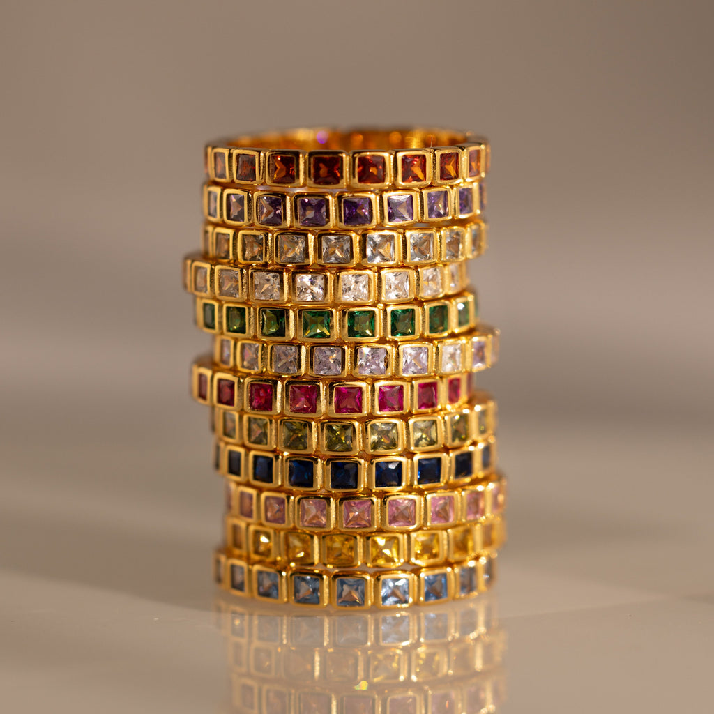 Eternity Bezel Birthstone Ring