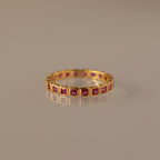 Eternity Bezel Birthstone Ring
