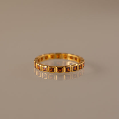 Eternity Bezel Birthstone Ring