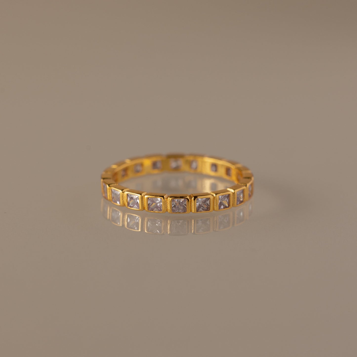Eternity Bezel Birthstone Ring