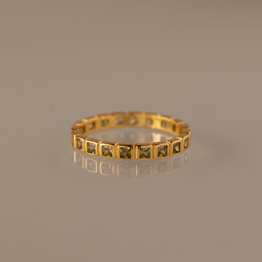 Eternity Bezel Birthstone Ring