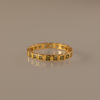 Eternity Bezel Birthstone Ring