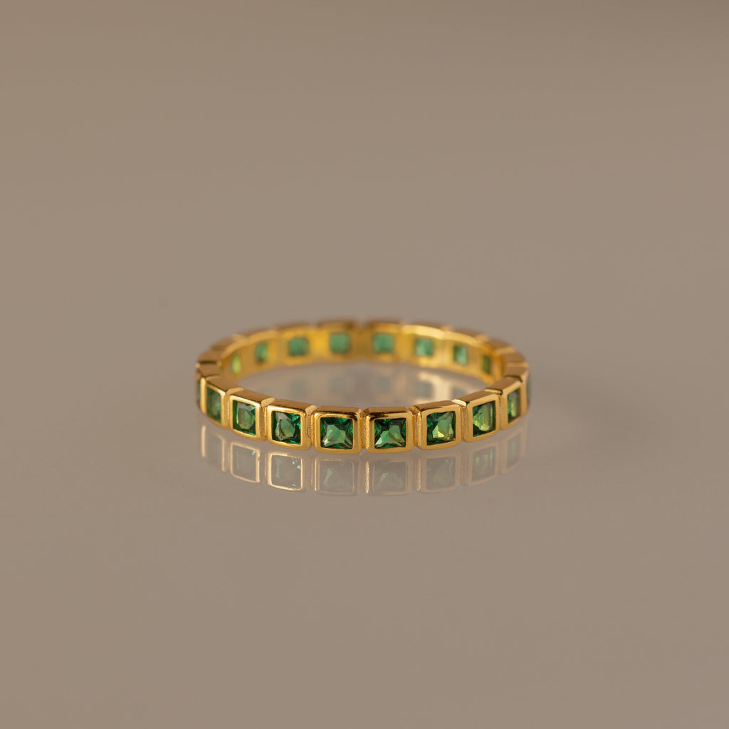 Eternity Bezel Birthstone Ring